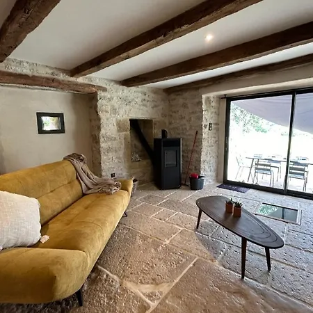 Banassac Canilhac Gite Pour 4 Personnes Avec Piscine Partagee Et Vue Panoramique En Lozere Exterior photo